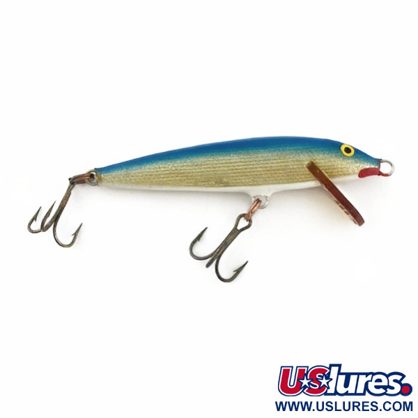 Vintage   Rapala Original Floater F7 (Finland), 1/8oz B fishing lure #23853