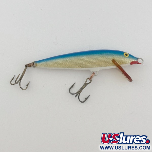 Vintage   Rapala Original Floater F7 (Finland), 1/8oz B fishing lure #23853