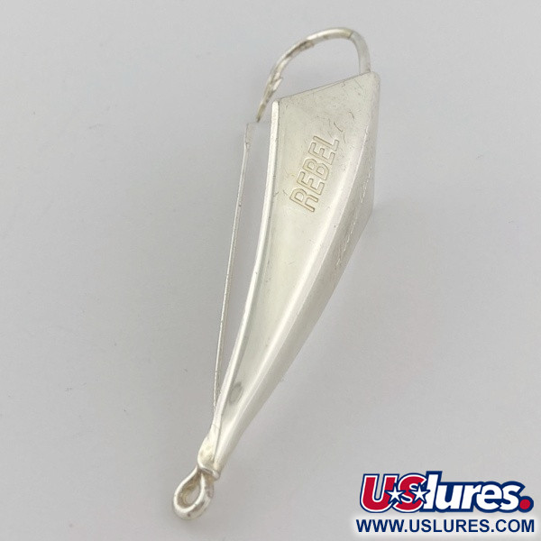 Vintage   Rebel Arrowhead, 2/5oz silver fishing spoon #23854