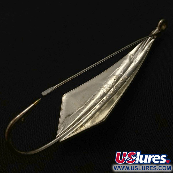 Vintage   Rebel Arrowhead, 2/5oz silver fishing spoon #23854