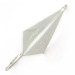 Vintage   Rebel Arrowhead, 2/5oz silver fishing spoon #23854