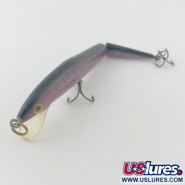 Vintage Atlantic Lures Atlantic lure Joint-fina, 1/3oz purple fishing lure #23856