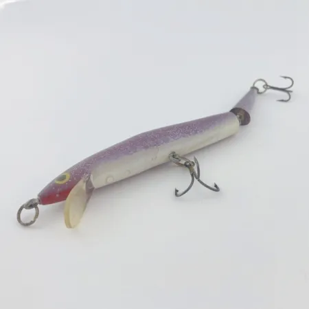 Vintage Atlantic Lures Atlantic lure Joint-fina, 1/3oz purple fishing lure #23856