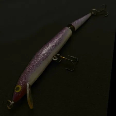 Vintage Atlantic Lures Atlantic lure Joint-fina, 1/3oz purple fishing lure #23856