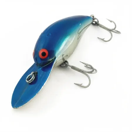 Vintage Bomber model 6A Screw tail, 2/5oz Blue fishing lure #23857