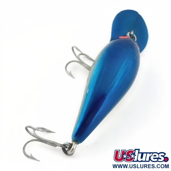 Vintage   Bomber model 6A Screw tail, 2/5oz Blue fishing lure #23857