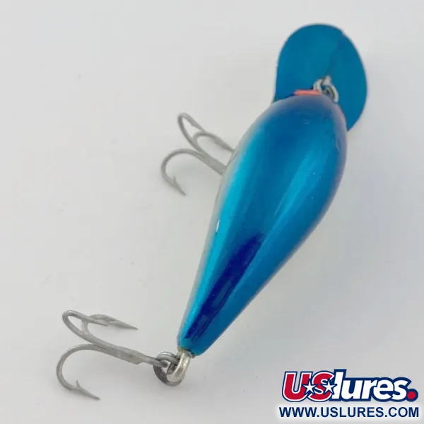 Vintage   Bomber model 6A Screw tail, 2/5oz Blue fishing lure #23857