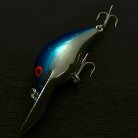 Vintage Bomber model 6A Screw tail, 2/5oz Blue fishing lure #23857