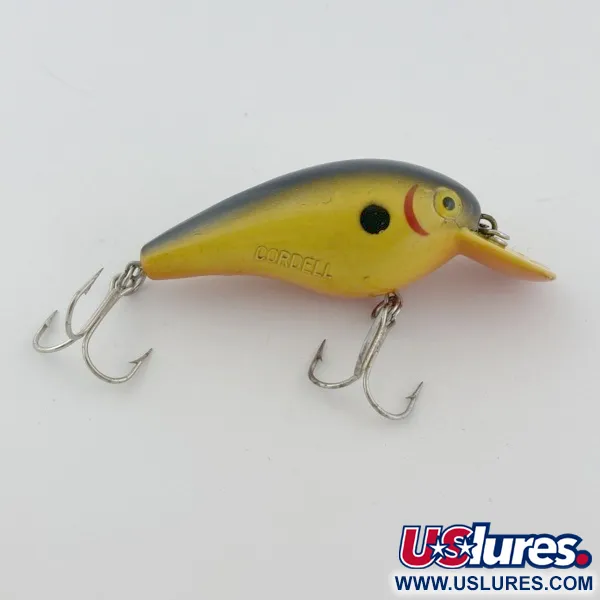 Vintage   Cotton Cordell Big O, 1/2oz Shad fishing lure #23858
