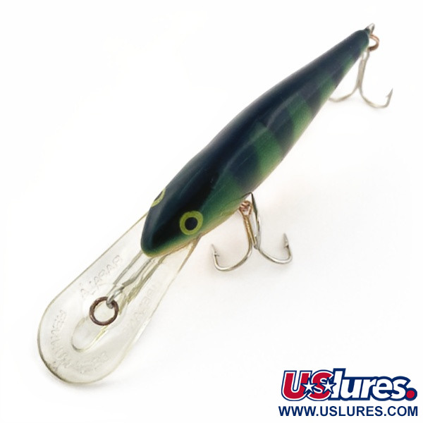 Vintage   Rapala Shad Rap Deep Runner 07, 1/4oz FT (Fire Tiger) fishing lure #23859