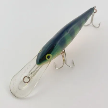 Vintage Rapala Shad Rap Deep Runner 07, 1/4oz FT (Fire Tiger) fishing lure #23859