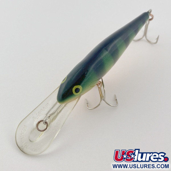 Vintage   Rapala Shad Rap Deep Runner 07, 1/4oz FT (Fire Tiger) fishing lure #23859