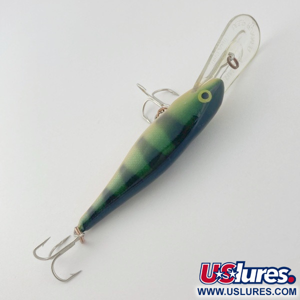 Vintage   Rapala Shad Rap Deep Runner 07, 1/4oz FT (Fire Tiger) fishing lure #23859