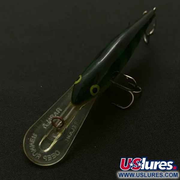 Vintage   Rapala Shad Rap Deep Runner 07, 1/4oz FT (Fire Tiger) fishing lure #23859