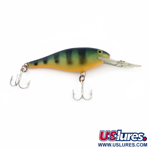 Vintage   Rapala Shad Rap Deep Runner 07, 1/4oz FT (Fire Tiger) fishing lure #23859