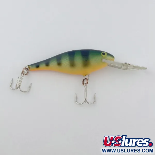 Vintage   Rapala Shad Rap Deep Runner 07, 1/4oz FT (Fire Tiger) fishing lure #23859