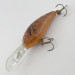 Vintage   Bomber Fat Free Shad, 1oz brown fishing lure #23860
