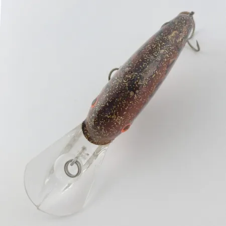 Vintage Bomber Fat Free Shad, 1oz brown fishing lure #23860