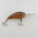 Vintage   Bomber Fat Free Shad, 1oz brown fishing lure #23860