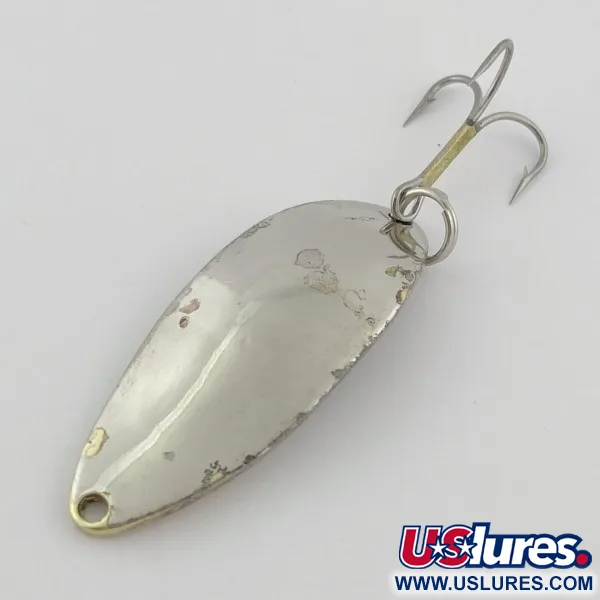 Vintage  Seneca Little Cleo (Hula Girl), 2/3oz nickel/gold fishing spoon #23863