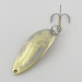 Vintage  Seneca Little Cleo (Hula Girl), 1/2oz nickel/gold fishing spoon #23864