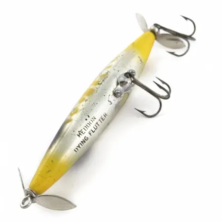 Vintage Heddon Dying Flutter, 1/2oz Fire Tiger  fishing lure #23868
