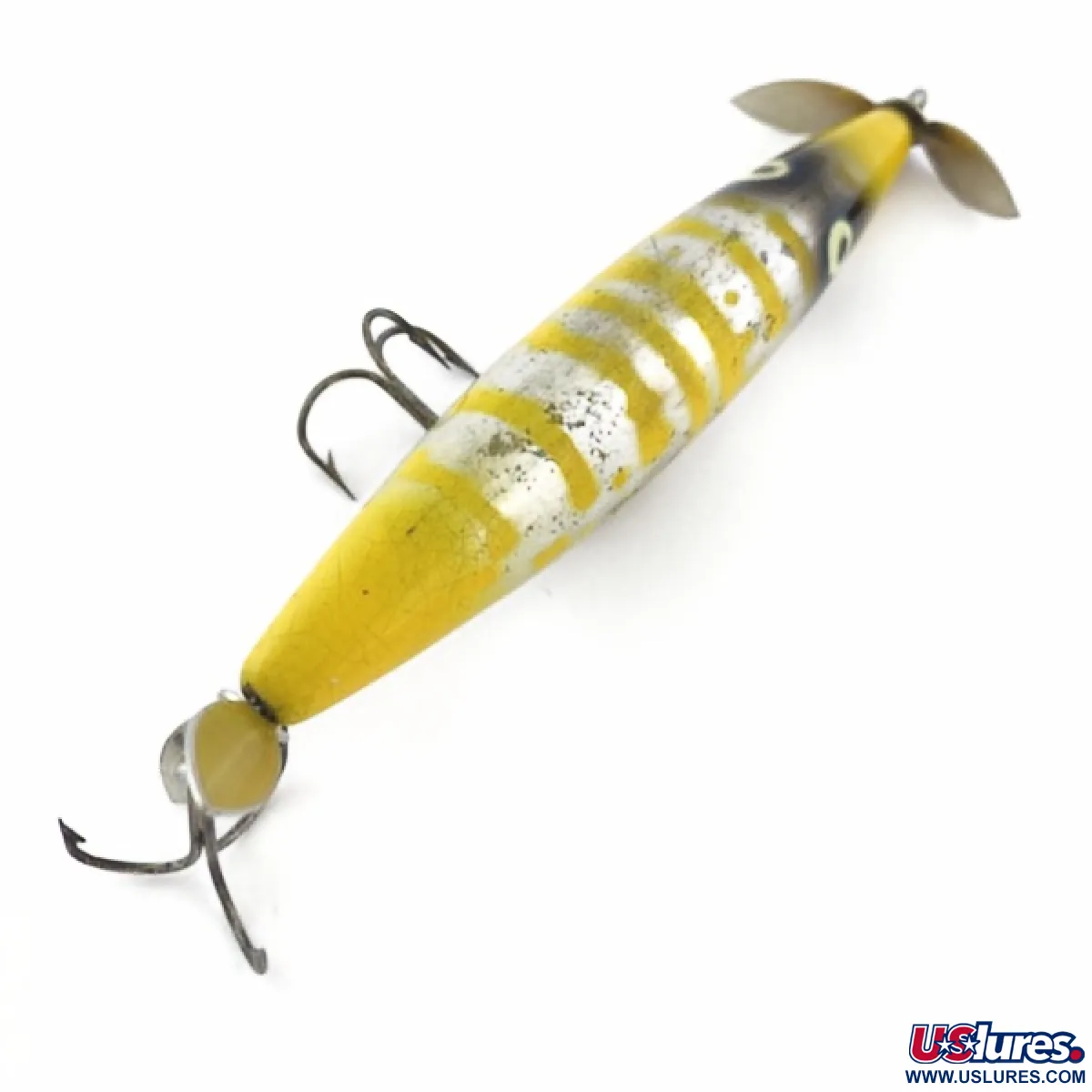 ルアー・フライ 1253.HEDDON DYING QUIVER Vintage Heddon Dying Flutter, 1/2oz Fire Tiger fishing lure #23868