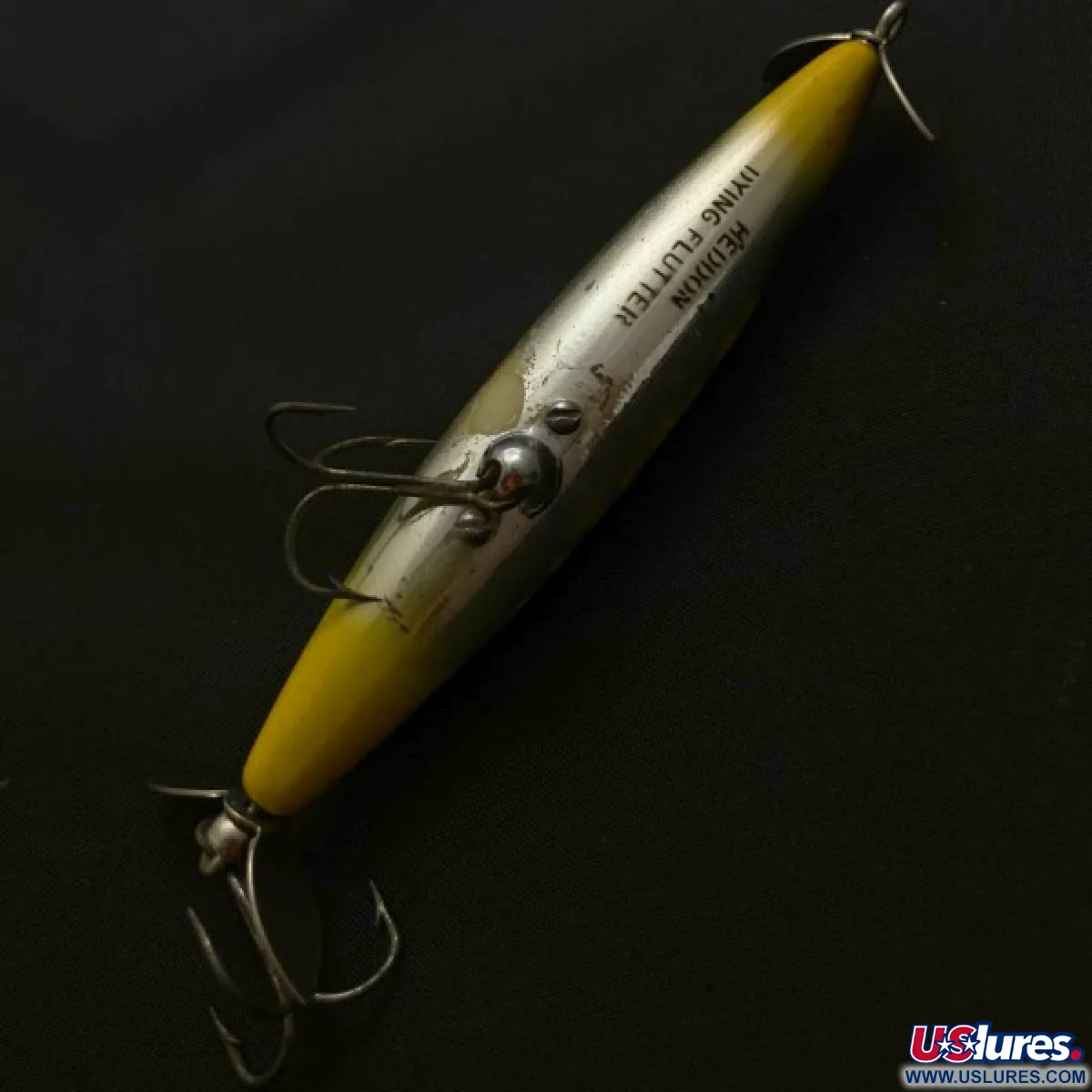 ルアー・フライ 1253.HEDDON DYING QUIVER Vintage Heddon Dying Flutter, 1/2oz Fire Tiger fishing lure #23868