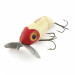 Vintage   Fred Arbogast Jitterbug Jointed, 1/2oz red head fishing lure #23869