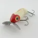 Vintage   Fred Arbogast Jitterbug Jointed, 1/2oz red head fishing lure #23869
