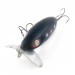 Vintage   Fred Arbogast Jitterbug Early Bug Eye​ (1960s), 1/2oz Black fishing lure #23870