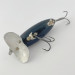 Vintage   Fred Arbogast Jitterbug Early Bug Eye​ (1960s), 1/2oz Black fishing lure #23870