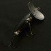 Vintage   Fred Arbogast Jitterbug Early Bug Eye​ (1960s), 1/2oz Black fishing lure #23870