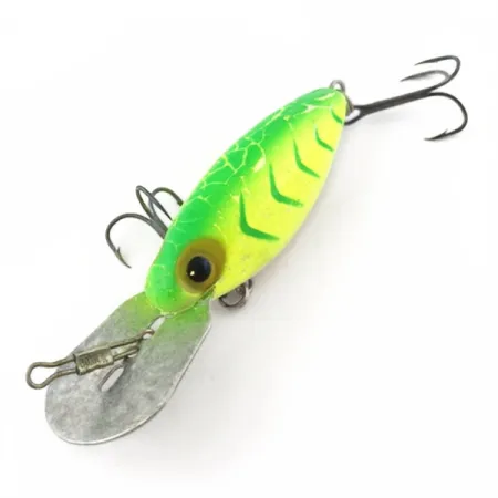 Vintage Storm Hot'N'Tot Thin Fin, 2/5oz Chartreuse fishing lure #23873