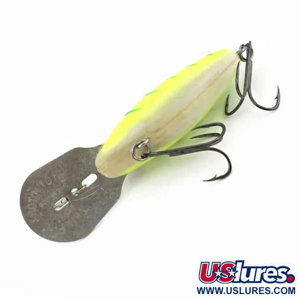 Vintage   Storm Hot'N'Tot Thin Fin, 2/5oz Chartreuse fishing lure #23873