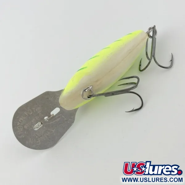Vintage   Storm Hot'N'Tot Thin Fin, 2/5oz Chartreuse fishing lure #23873