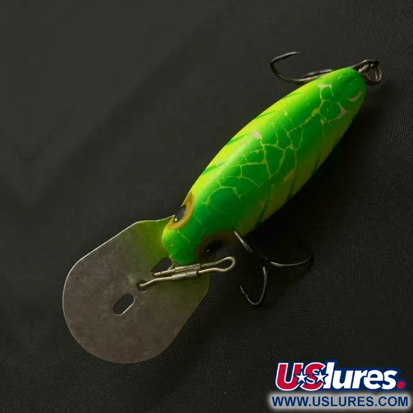 Vintage   Storm Hot'N'Tot Thin Fin, 2/5oz Chartreuse fishing lure #23873