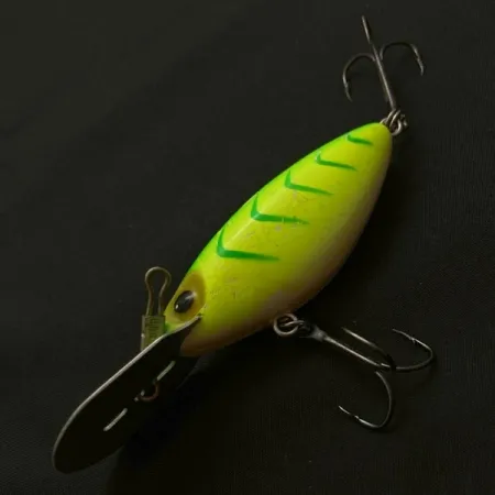 Vintage Storm Hot'N'Tot Thin Fin, 2/5oz Chartreuse fishing lure #23873