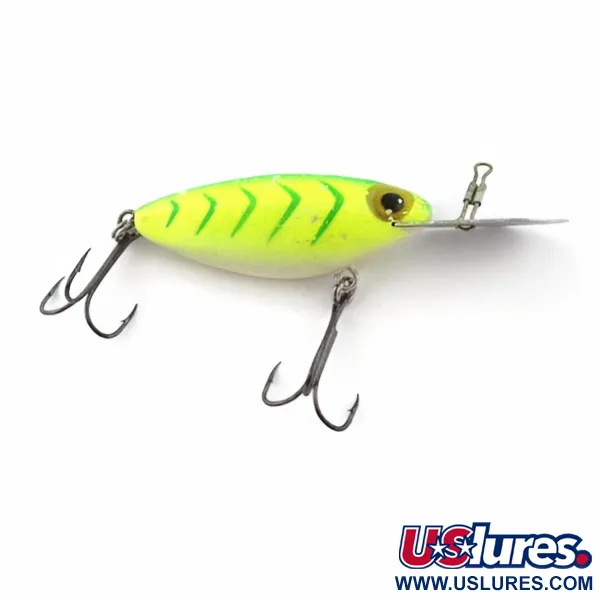 Vintage   Storm Hot'N'Tot Thin Fin, 2/5oz Chartreuse fishing lure #23873