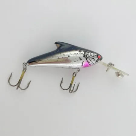 Vintage Rebel Wally Demon, 2/5oz silver fishing lure #23874
