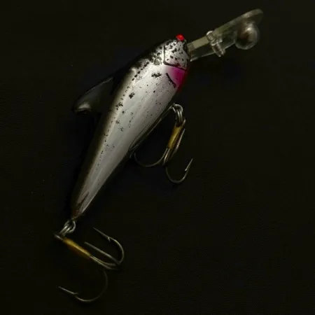 Vintage Rebel Wally Demon, 2/5oz silver fishing lure #23874