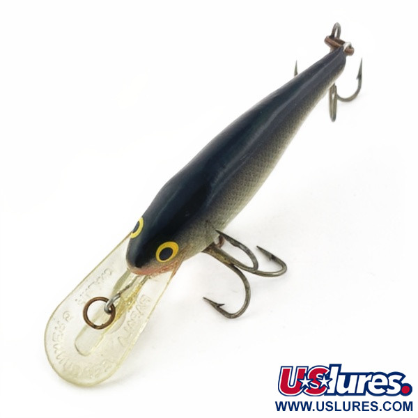Vintage   Rapala Shad Rap Deep Runner 05 (Finland), 3/16oz Silver fishing lure #23875