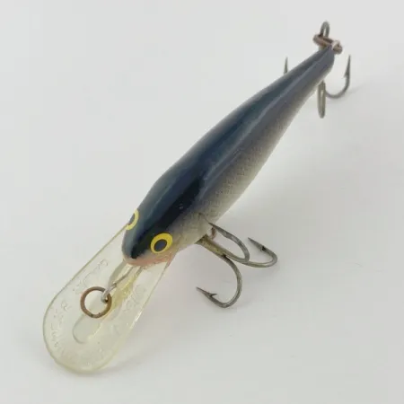 Vintage Rapala Shad Rap Deep Runner 05 (Finland), 3/16oz Silver fishing lure #23875