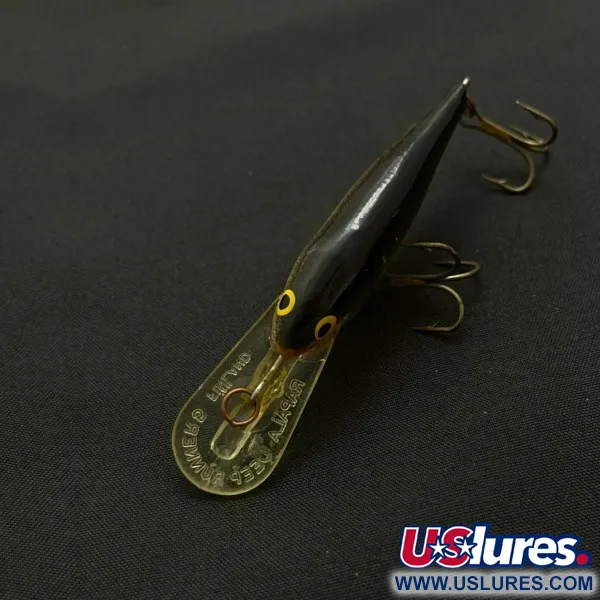 Vintage   Rapala Shad Rap Deep Runner 05 (Finland), 3/16oz Silver fishing lure #23875