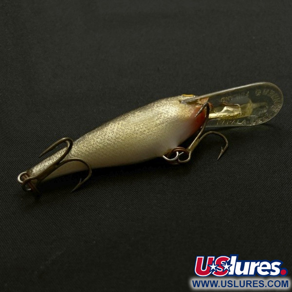 Vintage   Rapala Shad Rap Deep Runner 05 (Finland), 3/16oz Silver fishing lure #23875