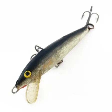 Vintage Rapala Original Floater F7 (Finland), 1/8oz S (Silver) fishing lure #23876