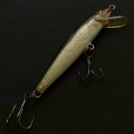 Vintage Rapala Original Floater F7 (Finland), 1/8oz S (Silver) fishing lure #23876