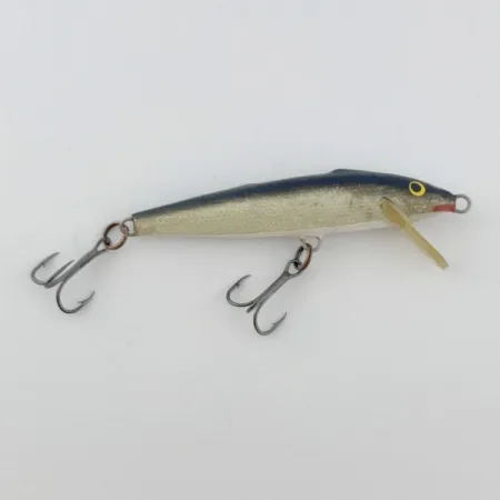 Vintage Rapala Original Floater F7 (Finland), 1/8oz S (Silver) fishing lure #23876