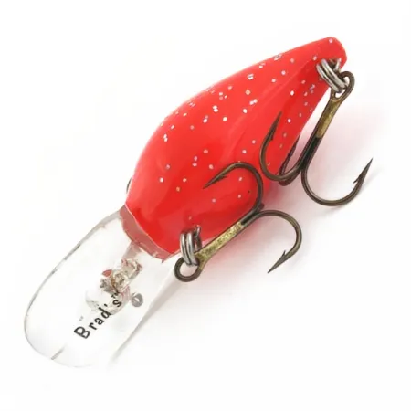 Vintage Brad’s Killer Wiggler, 2/5oz red fishing lure #23882
