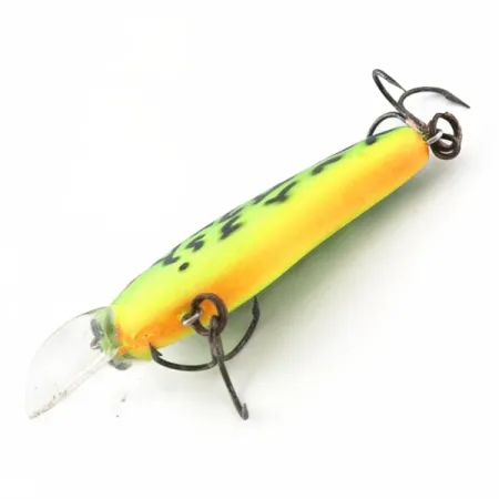 Vintage Bomber Flat A, 1/3oz Fire tiger fishing lure #23886